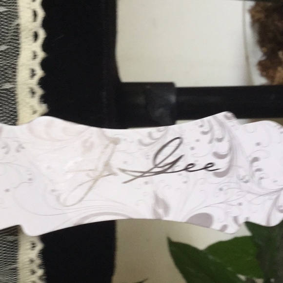 NWT J Gee chiffon and lace top - Picture 3 of 3